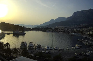 Obraz podglądu z kamery internetowej Makarska - promenada